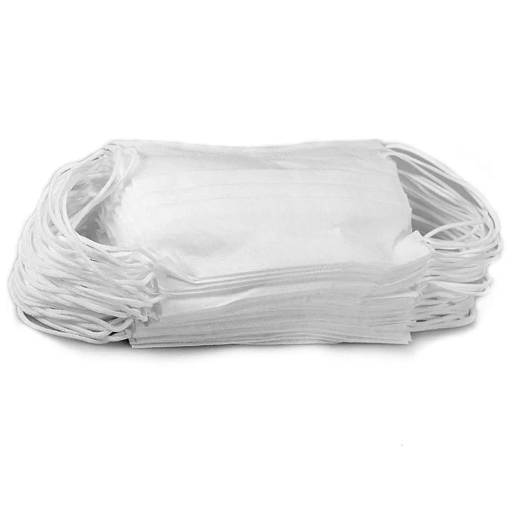 80 Disposable Face Mask Earloop Anti-Dust Mouth Cover Filter Medical Dental Nail
