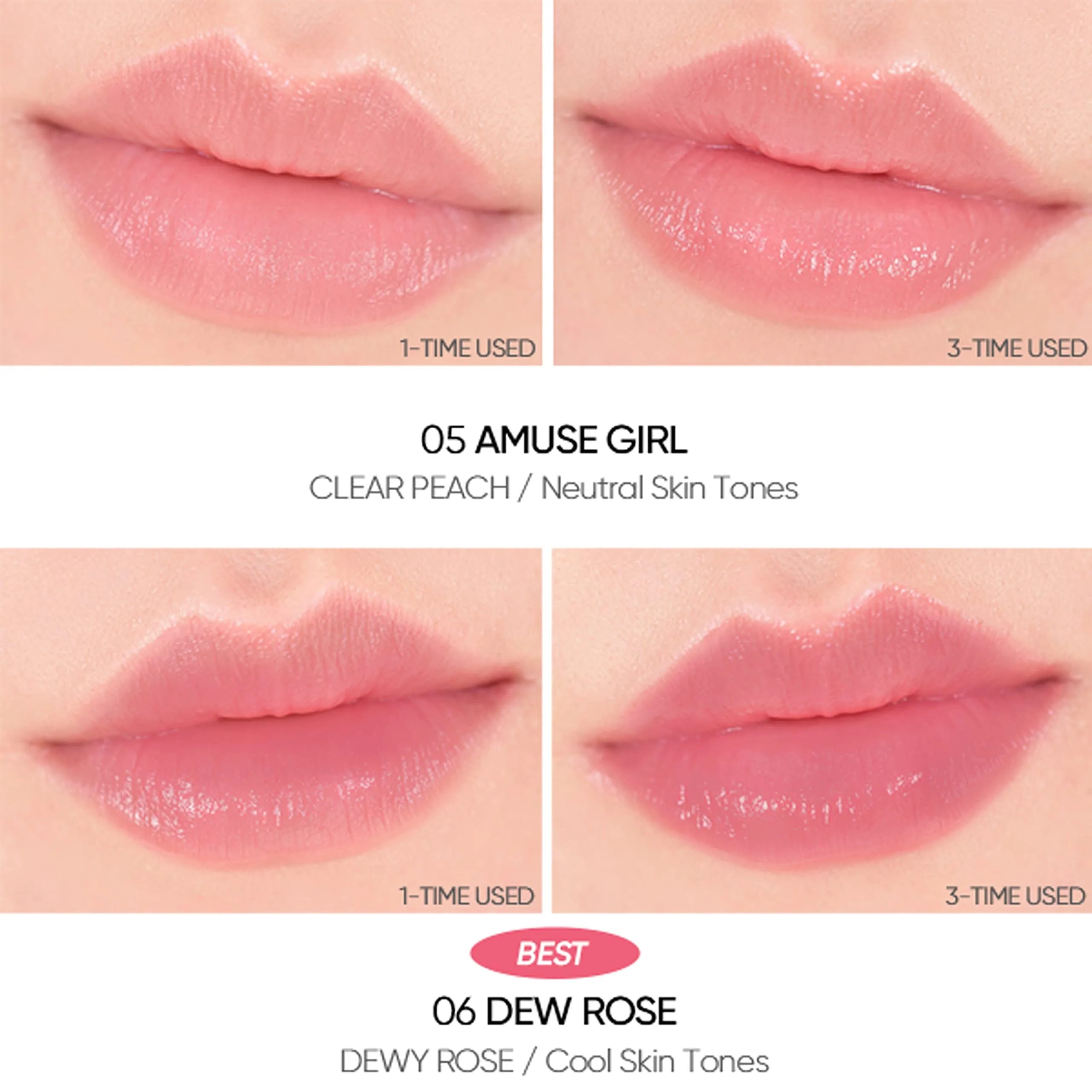 Amuse SEOUL DEW BALM 04 CHERRY