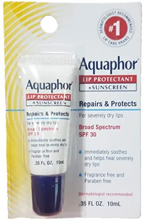 Aquaphor Lip Repair   Protect, Broad Spectrum SPF 30 0.35 oz (Pack of 2)