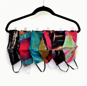 Bali Queen, cotton Tye Dye Face Masks