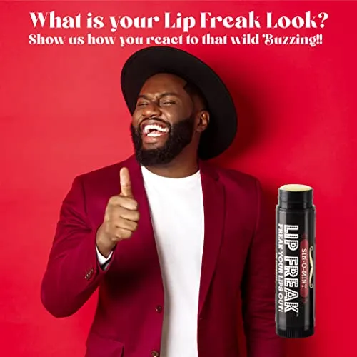 Doctor Lip Bang's BUZZING Lip Balm Kit | Lip Freak| 100% All Natural | Cruelty Free | Sin-O-Mint & Gingerhead