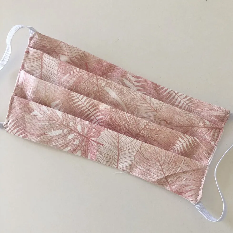 Face Mask - Pink Palms