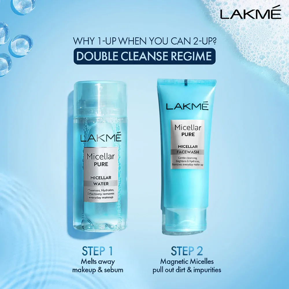 Lakmē Micellar Pure Facewash for Deep Pore Cleanse 50g