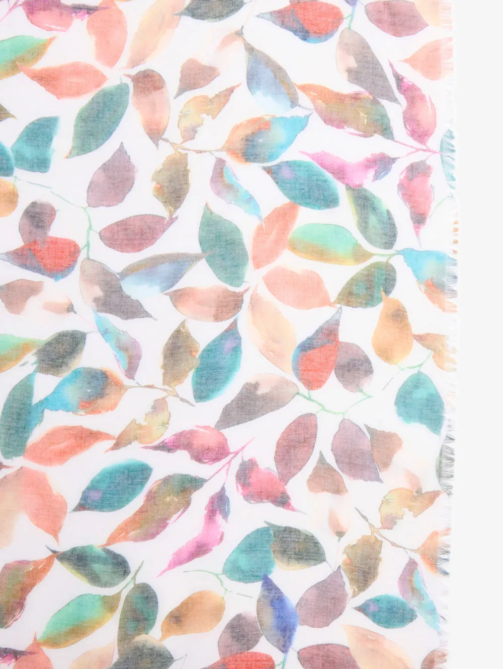 Leaf Print Scarf