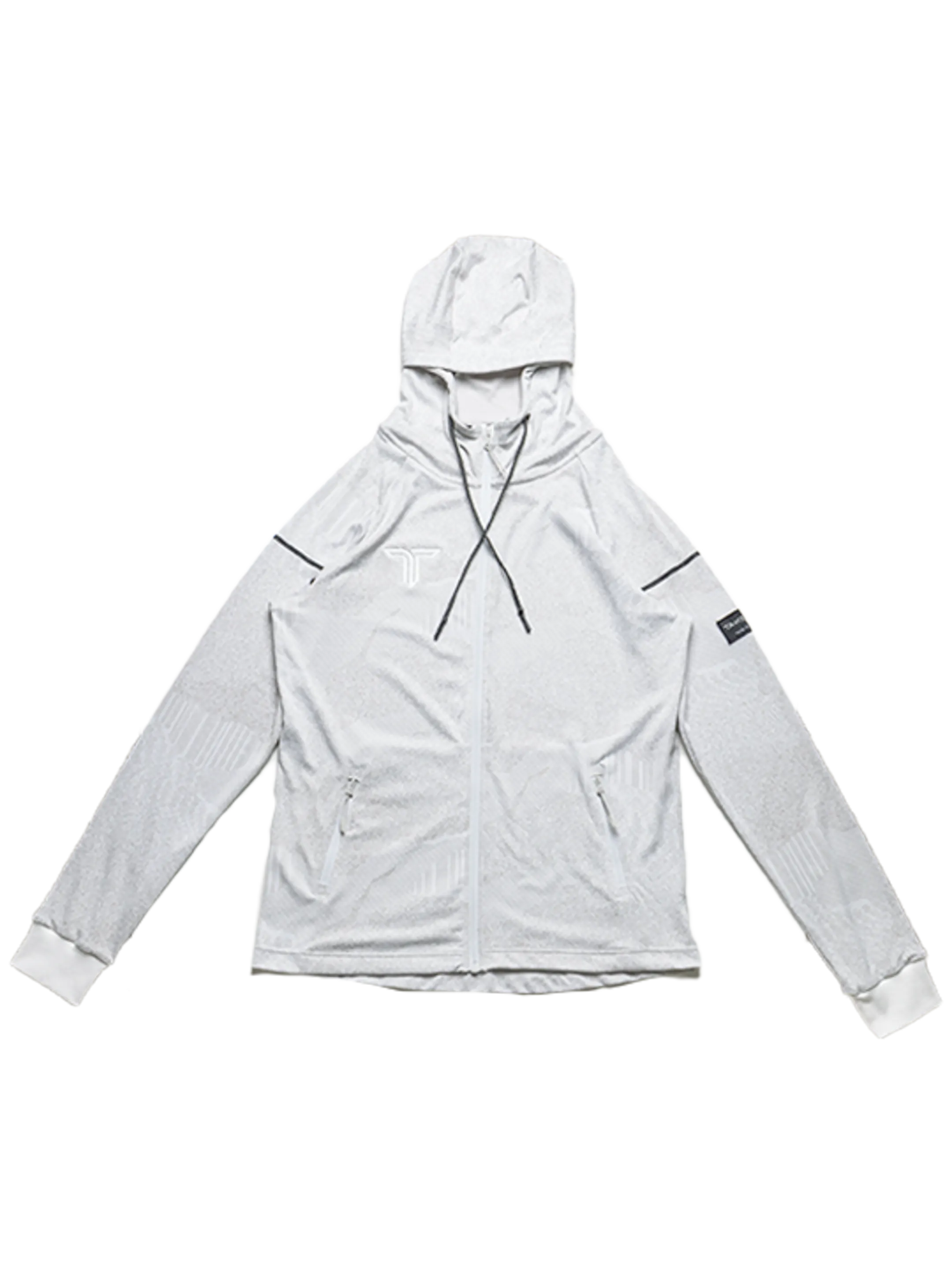 Night Vision Full Zip Hoodie - White