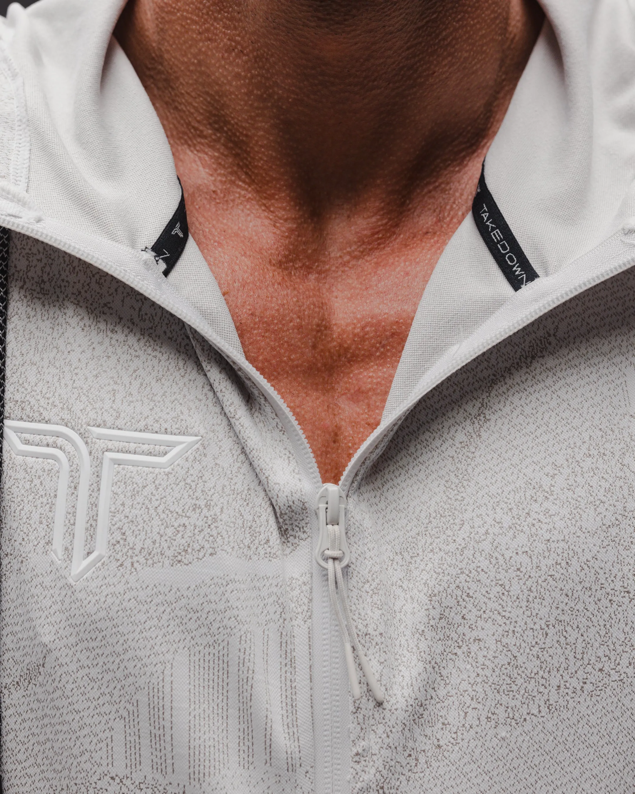 Night Vision Full Zip Hoodie - White