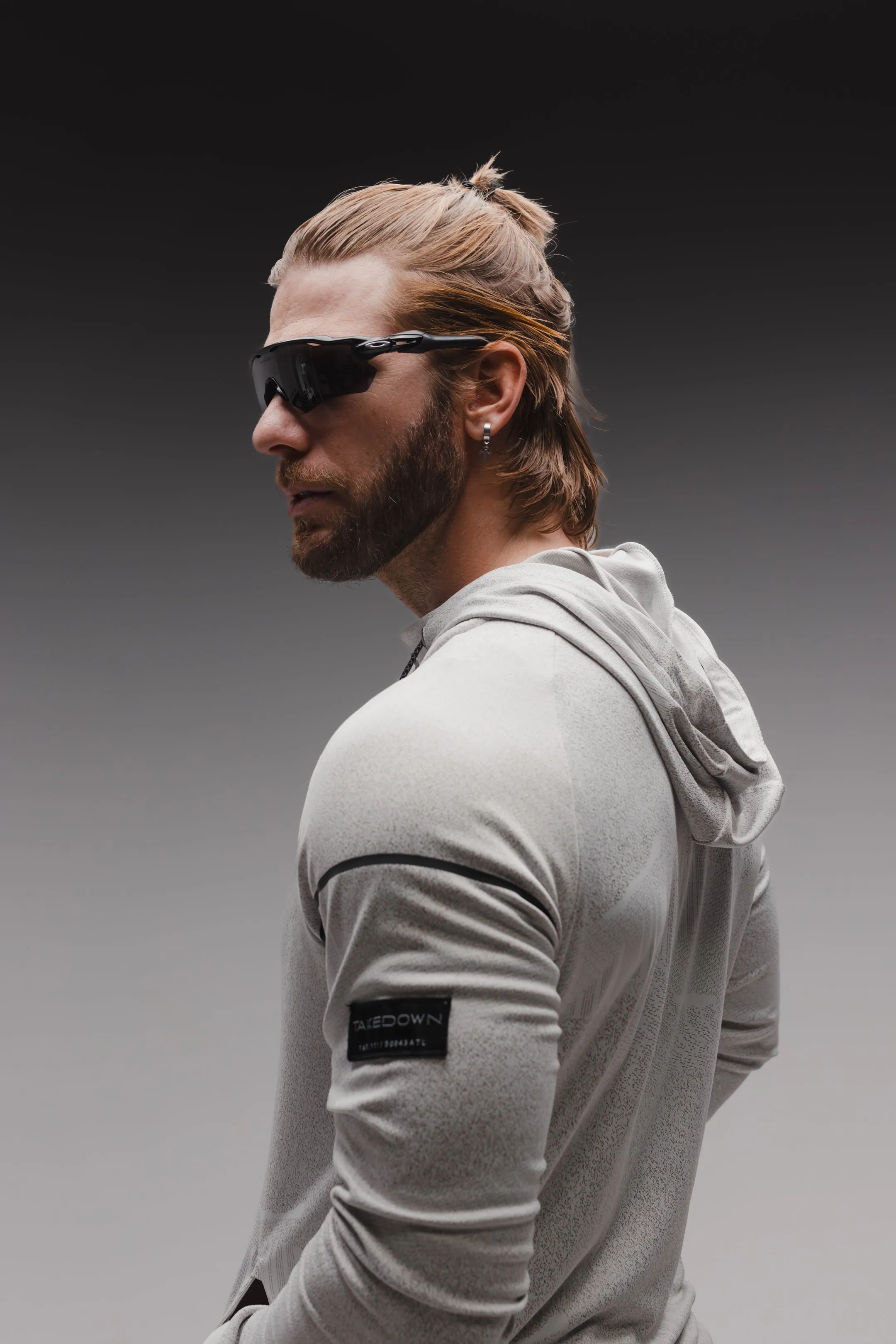 Night Vision Full Zip Hoodie - White