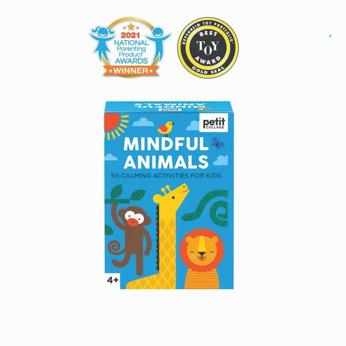Petit Collage Mindful Animals - Calming Activity Cards