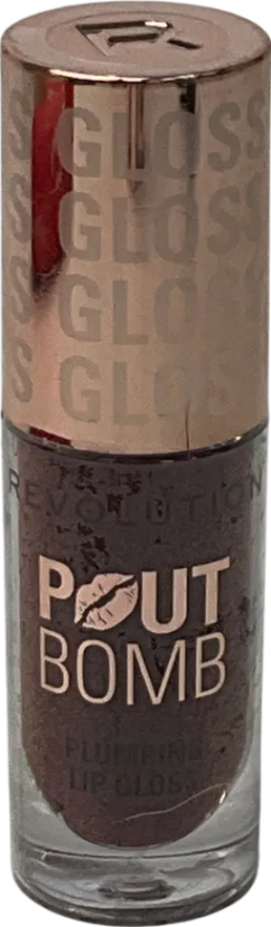Revolution Pout Bomb Plumping Gloss Berry Mauve 4.6ml