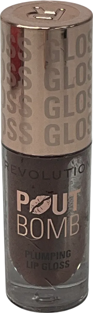 Revolution Pout Bomb Plumping Gloss Cool Nude 4.6ml