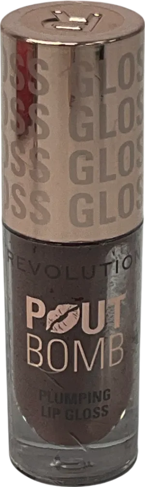 Revolution Pout Bomb Plumping Gloss Cool Nude 4.6ml