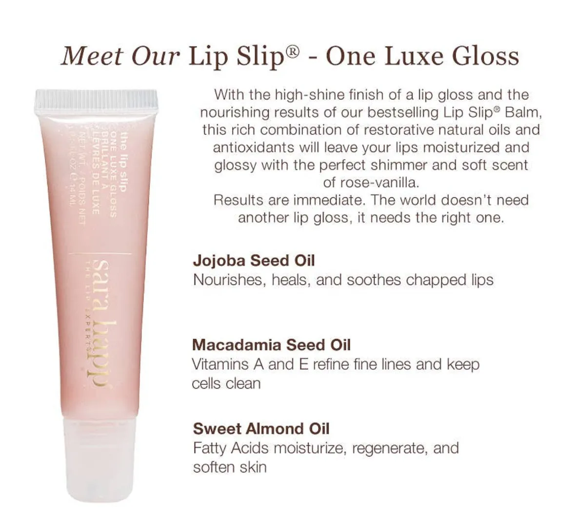 Sara Happ Gloss