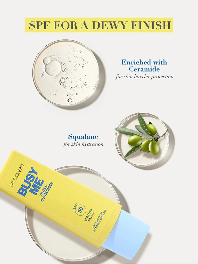 Studiowest Busy Me SPF 50 PA     Tinted Sunscreen - 40 gm
