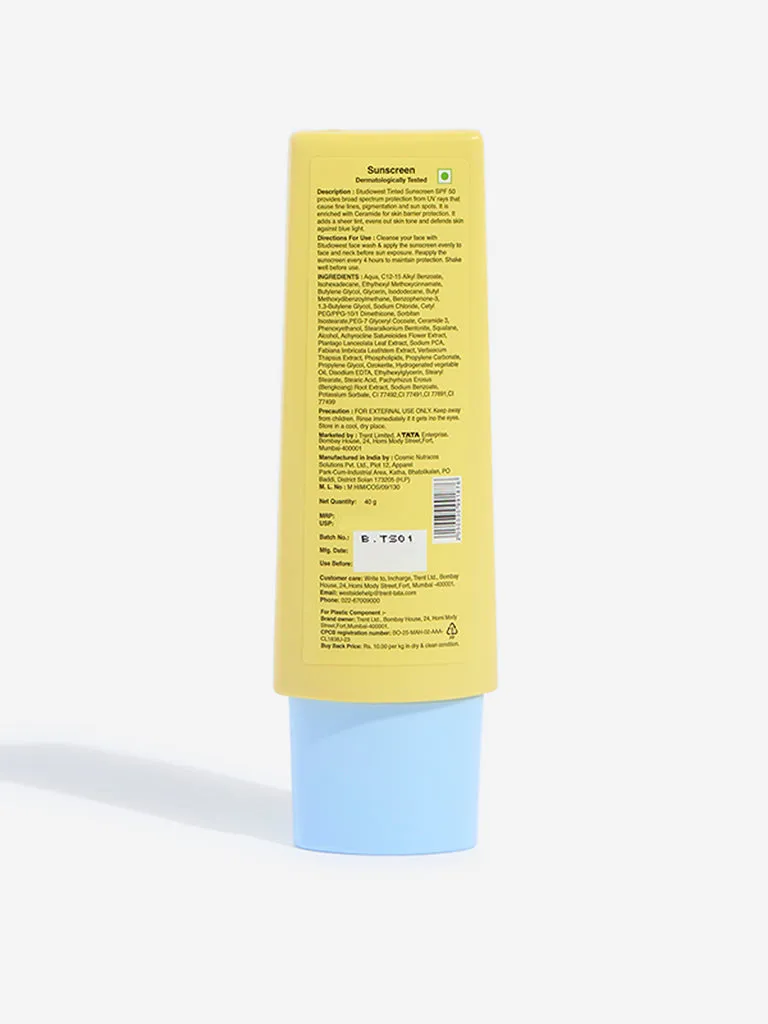 Studiowest Busy Me SPF 50 PA     Tinted Sunscreen - 40 gm