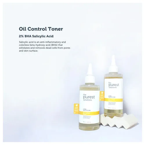 The Purest Solutions | Salicylic Acid Oil Control Toner | 200 ml