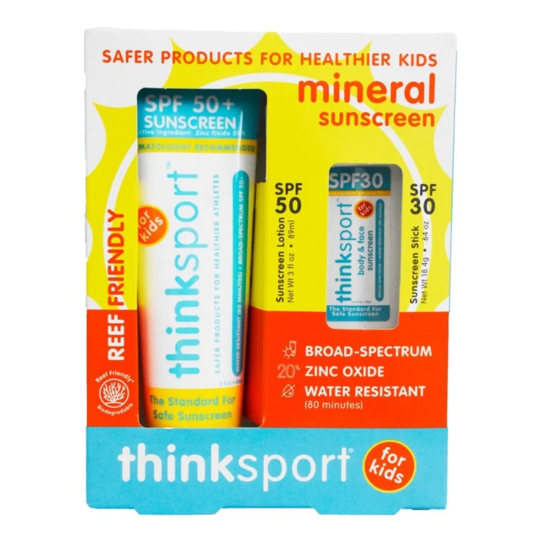 Think Kids Safe Sunscreen Combo Pack