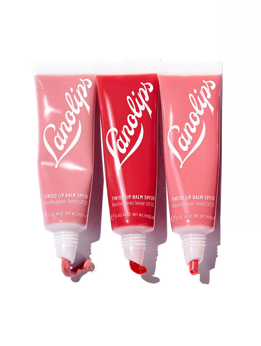 Tinted Lanolin Lip Balm SPF30 Red Apple